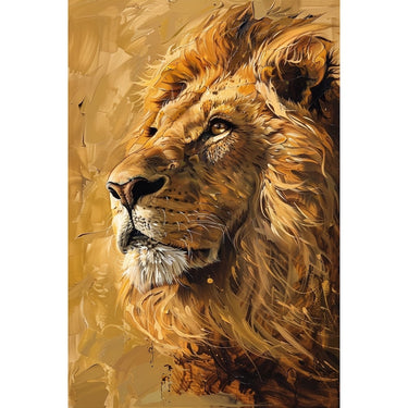 Modern Lion Canvas